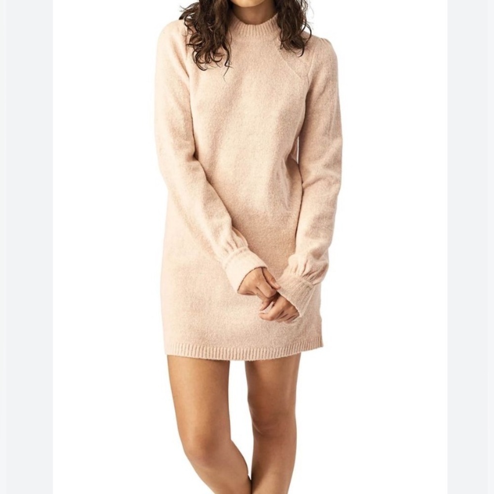 Stone Row Nine-2-Five Sweater Dress Pink Size Small